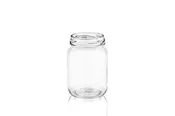 125 ml Clear Glass Round Universal Jar 48 mm Twist / Lug