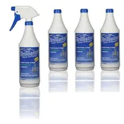 Brilliante Crystal Cleaner For Chandeliers 4 Bottles + 1 Sprayer