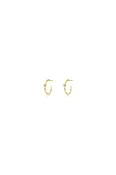 10mm High Polished Hoop Earrings