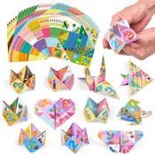 Fun Little Toys - 48 PCs Cootie Catcher Cards Birthday Gifts