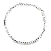 10k Gold 3mm Box Chain Bracelet