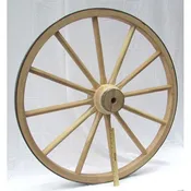 Heavy Wood Hub Wagon Wheel - 36" — Amishcraft.com