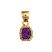 Alchemia Amethyst Rope Pendant