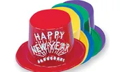 Assorted Plastic Top Hats