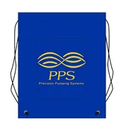 PPS Logo Draw String Cinch Up Backpack Bag