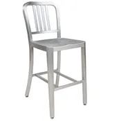 Aluminum Bartsool in Silver Finish