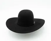 100X Black Open Crown Hat - Rodeo King