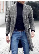 Retro Plaid Woolen Coat