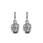 Cowboy Hat Huggie Earrings