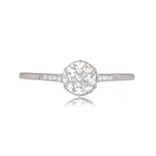 0.59ct Old European Cut Diamond Wheaton Ring