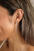 Adored 1.18 Carat Moissanite Long Earrings