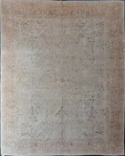 10.10x13.6 antique Oushak #32934