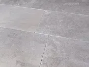Antiqued French Limestone Flooring - Ariège Nuancé Cream + Gray Tiles