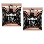 2 PACK Ernie Ball 2074 Paradigm Phosphor Bronze Acoustic Guitar Strings Medium 13-56