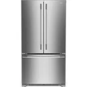 20 Cu. Ft. 36-Inch Counter-Depth French Door Refrigerator with Internal Water Dispenser in PrintShield&reg; Stainless Steel