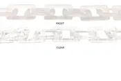 AC1011 Acrylic/Plastic Link Chain CHOOSE COLOR BELOW