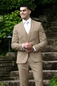 Couture 1910 Men’s Power Stretch Suit – Taupe