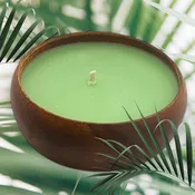 Grass Skirt Holiday Soy Poi Bowl Candle