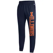 Champion Illinois Fighting Illini Mens Navy Blue Block Logo Sweatpants
