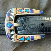3/4" Multi Stone Mesa Buckle Set