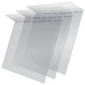 100 Japanese Resealable Vinyl 10" Outer Sleeves 40 Micron Record Sleeves