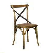 Metal Crossback Dining Chair — Smucker Village