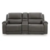 5Z-Pittson 3-Piece Power Loveseat with Console — Anchor Leather