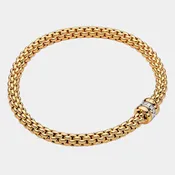 18K Yellow Gold Stretch Bracelet