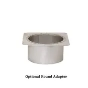 10 in. Round Flue Adapter