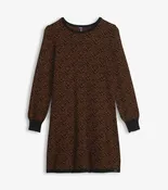 Abigail Sweater Dress - Art Deco Dots