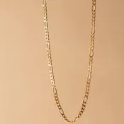 18k Gold Filled Petite Figaro Chain