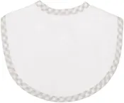 Check Burp Cloth Medium Bib (9" x 12.5")