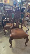 (2) BERNHARDT BROWN TAN CHAIRS