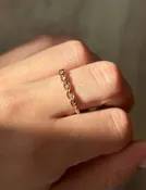 10krg Diamond Band D-0.08cttw 1.8GR SZ-7.5