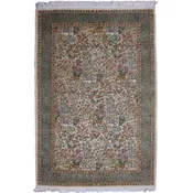 4 x 6 Pak Persian Wool and Silk Area Rug