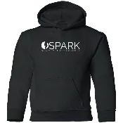 Kids Hoodie with White Logo