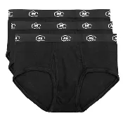 Classic 100% Cotton Brief [Natural Support - No Drawstring] - 3 Pack