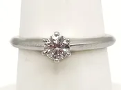 Tiffany & Co. 0.31 Carat Signature Solitaire Engagement Ring —   DeWitt's Diamond & Gold Exchange