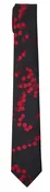 Berries Tie in Black & Red