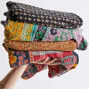 Kantha Throw