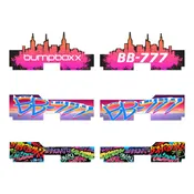 BB-777 Grill Magnet 3PK
