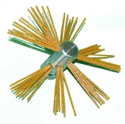 AGR661-06 - 6" Abrasive Button-Lock Brush