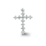 14KT 0.33CT Cross Diamond Pendant