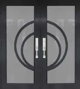 Hurricane Impact French Door Custom Design – D7