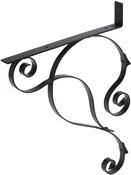 155 Iron Mailbox Bracket – Black
