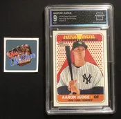 2018 Topps Heritage  New Age Performers #NAP-5 AARON JUDGE. MINT 9