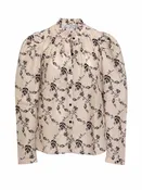 Alix of Bohemia Artemis Shadow Lace Shirt Off White