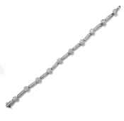 BEAUDRY Platinum 4CT Diamond  Bracelet