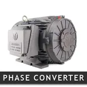 10 HP Phase Converter Motor Motor - Frame: 215T - RPM: 1800