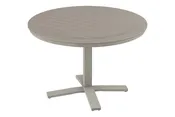 42" Round Dining Height Pedestal Table w/ hole (MGP Slat Tables)